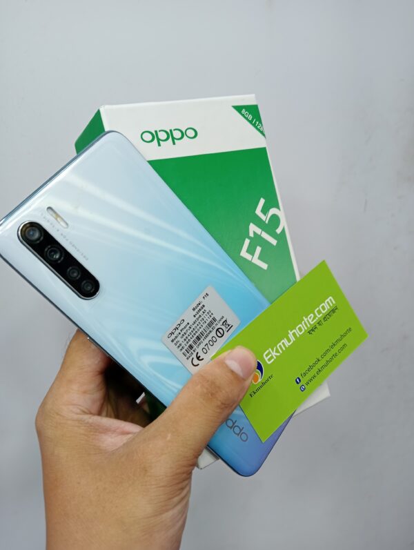 Oppo F15 8GB RAM 256GB ROM Display Finger Full Box - Image 2