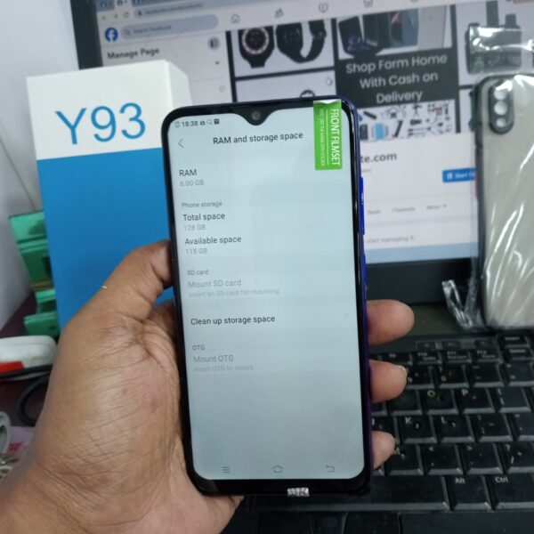 Vivo Y93 6GB RAM 128GB ROM Dual sim Full Box - Image 4