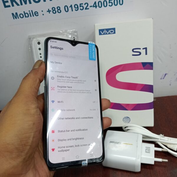 Vivo s1 Display Finger 8GB RAM 256GB ROM Dual sim Full Box - Image 4